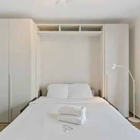 Modern Studio With Balcony In Apartment Luxembourg