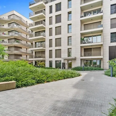 Modern Studio With Balcony In Apartment